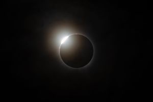 Diamond Ring Before Totality